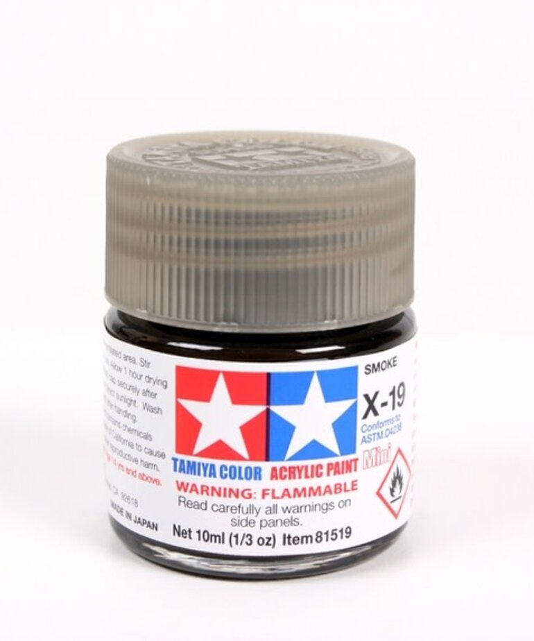 Tamiya Tamiya X-19 Smoke 10ml