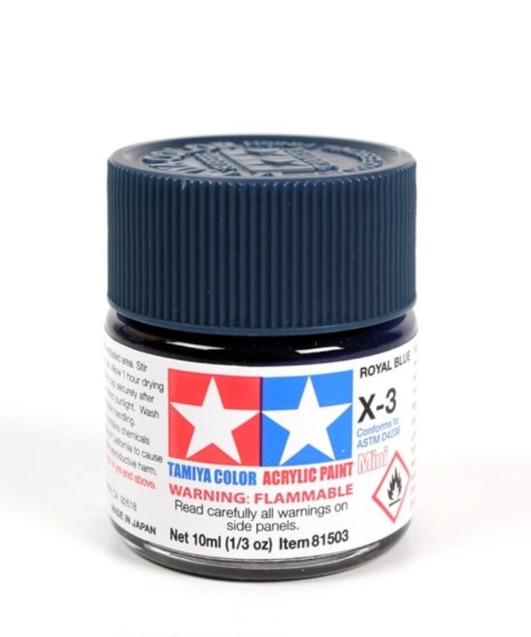 Tamiya Tamiya X-3 Royal Blue 10ml
