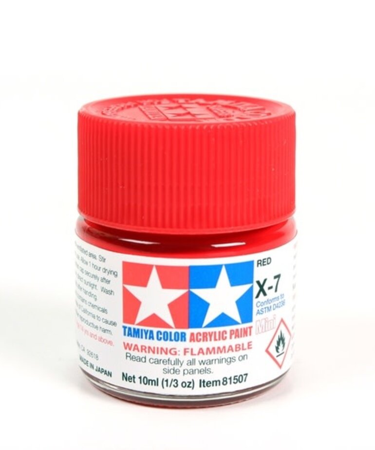 Tamiya Tamiya X-7 Red 10ml