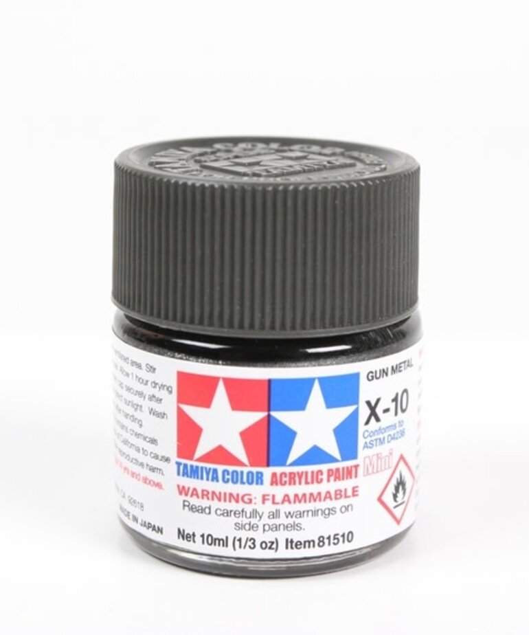 Tamiya Tamiya X-10 Gun Metal 10ml