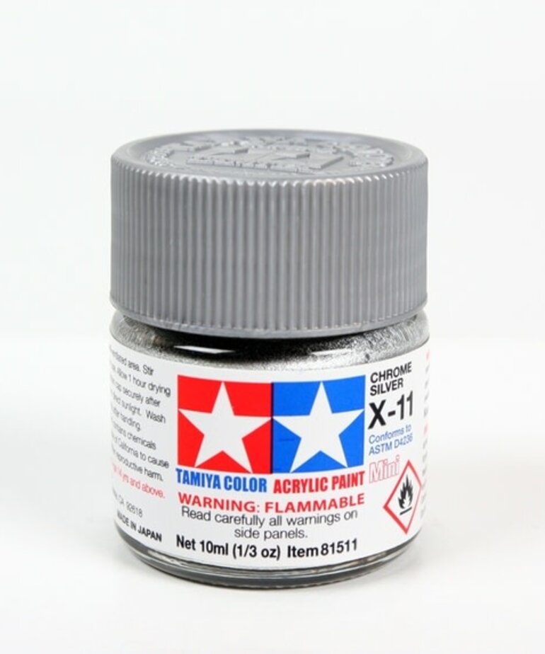 Tamiya Tamiya X-11 Chrome Silver 10ml