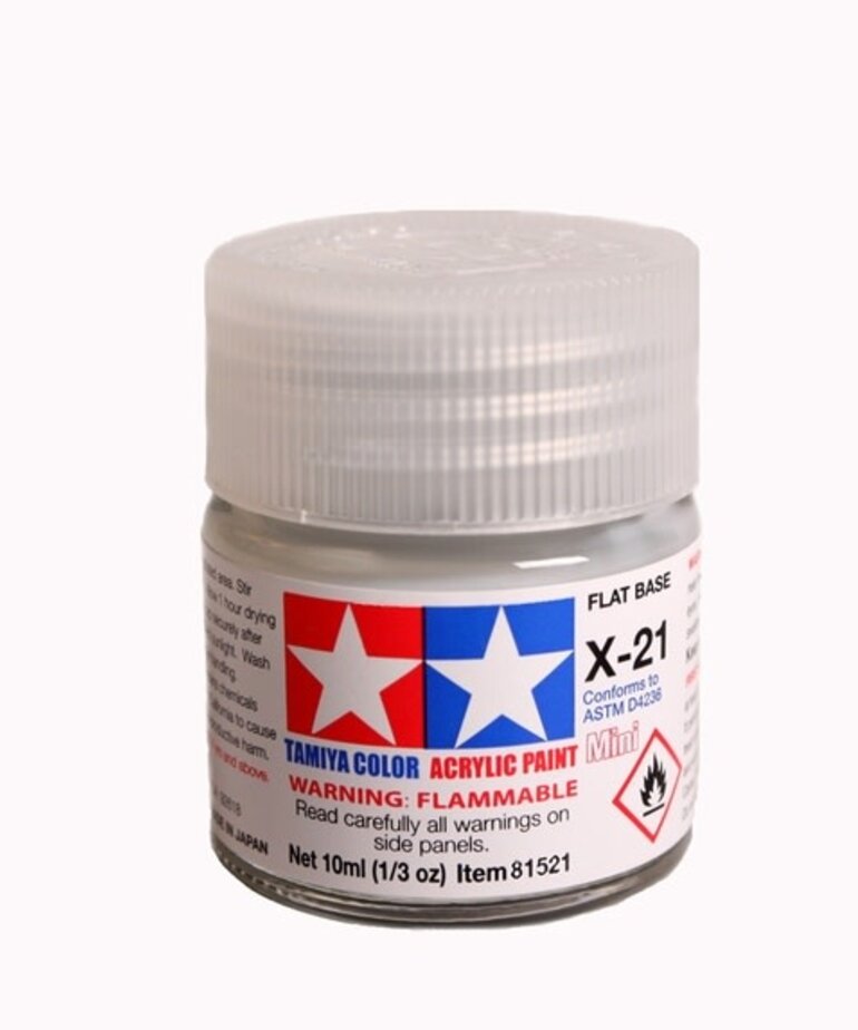 Tamiya Tamiya X-21 Flat Base 10ml