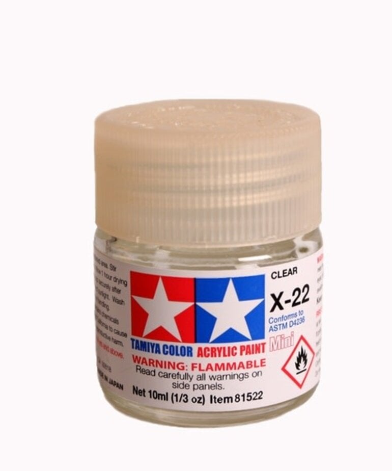 Tamiya Tamiya X-22 Clear 10ml