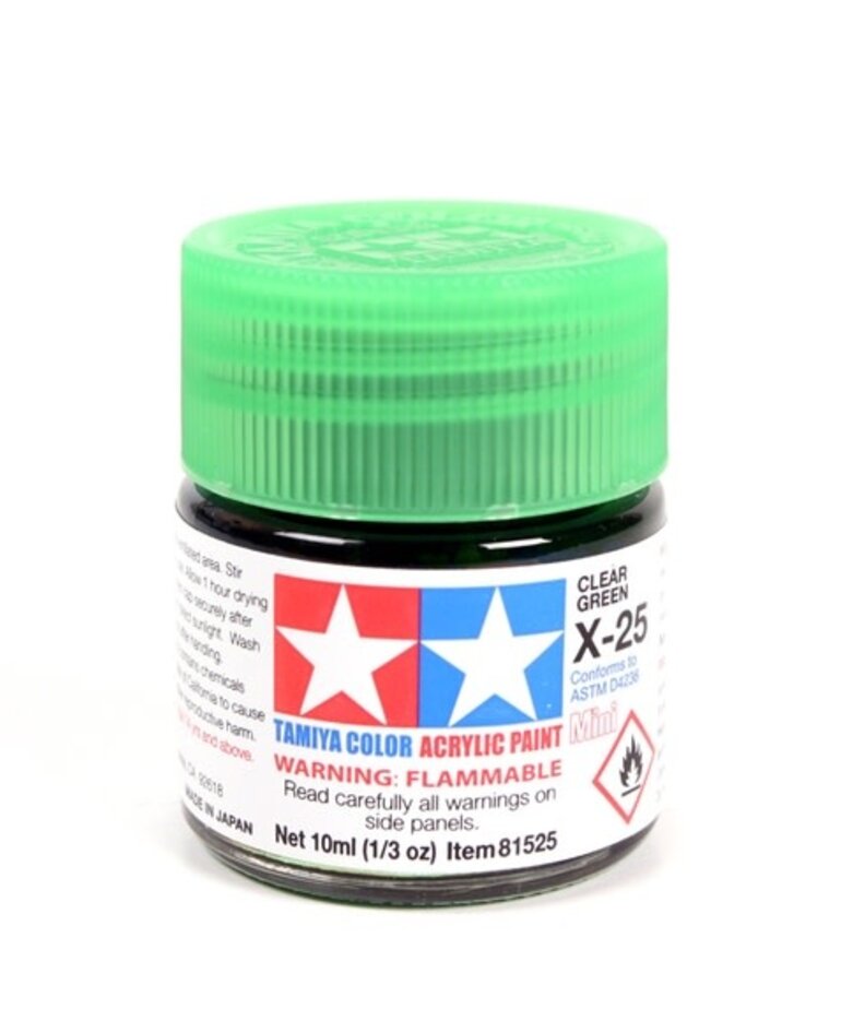 Tamiya Tamiya X-25 Clear Green 10ml