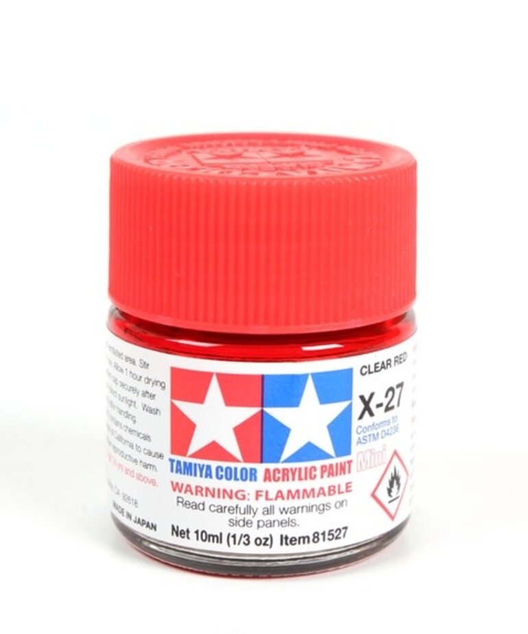 Tamiya Tamiya X-27 Clear Red 10ml