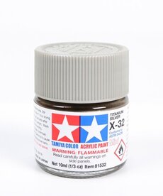 Tamiya Tamiya X-32 Titanium Silver 10ml