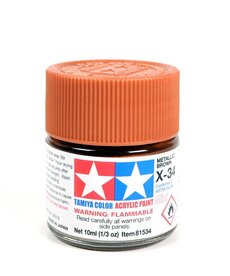 Tamiya Tamiya X-34 Metallic Brown 10ml