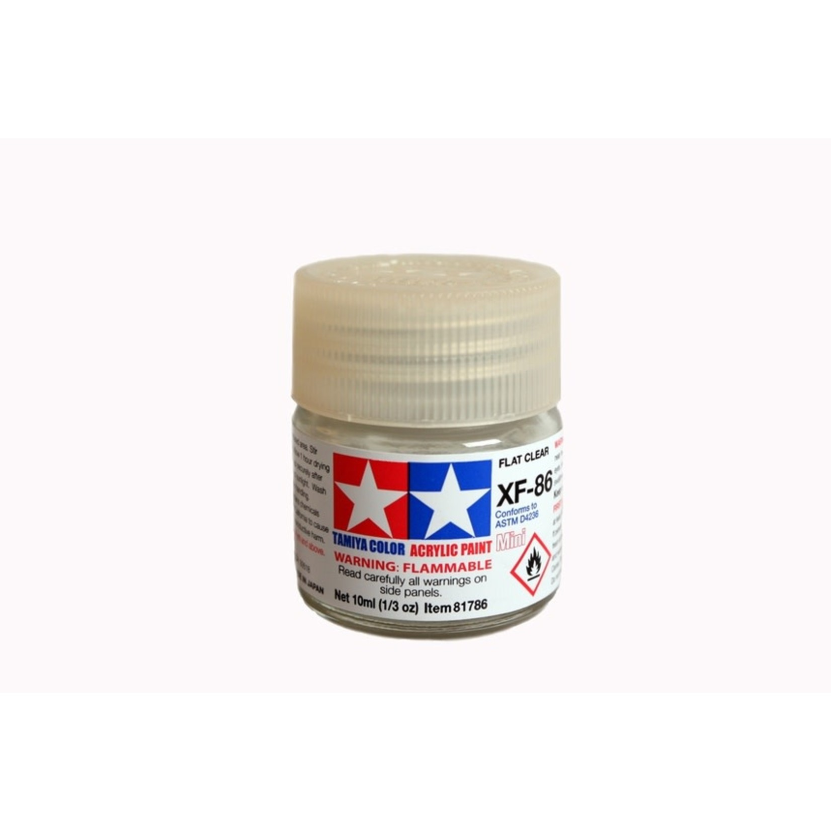 Tamiya Tamiya XF-86 Flat Clear 10ml