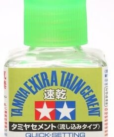 Tamiya Tamiya Extra Thin Cement Quick Setting 40ml
