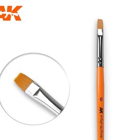 AK Interactive AK611 Synthetic Flat Brush 6