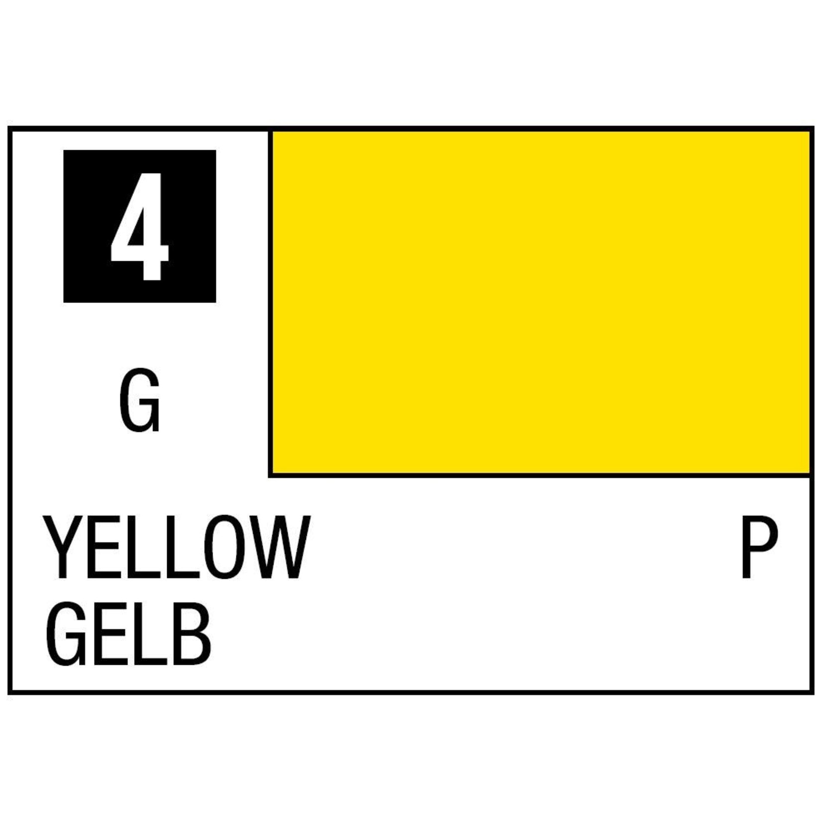 Mr. Hobby Mr. Color 4 Yellow (Gloss) 10ml