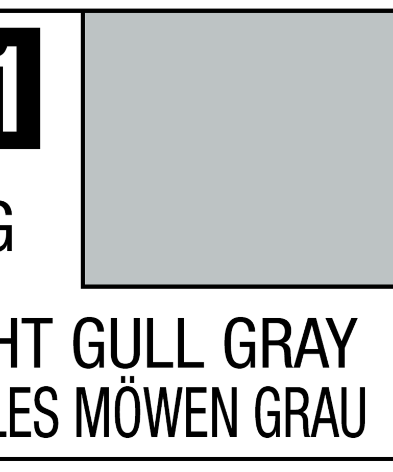 Mr. Hobby Mr. Color 11 Light Gull Grey (Semi-Gloss) 10ml