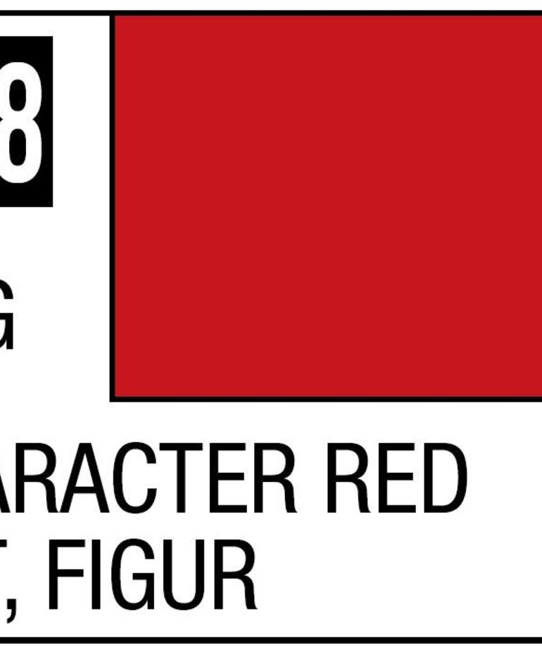 Mr. Hobby Mr. Color 108 Character Red (Semi-Gloss) 10ml