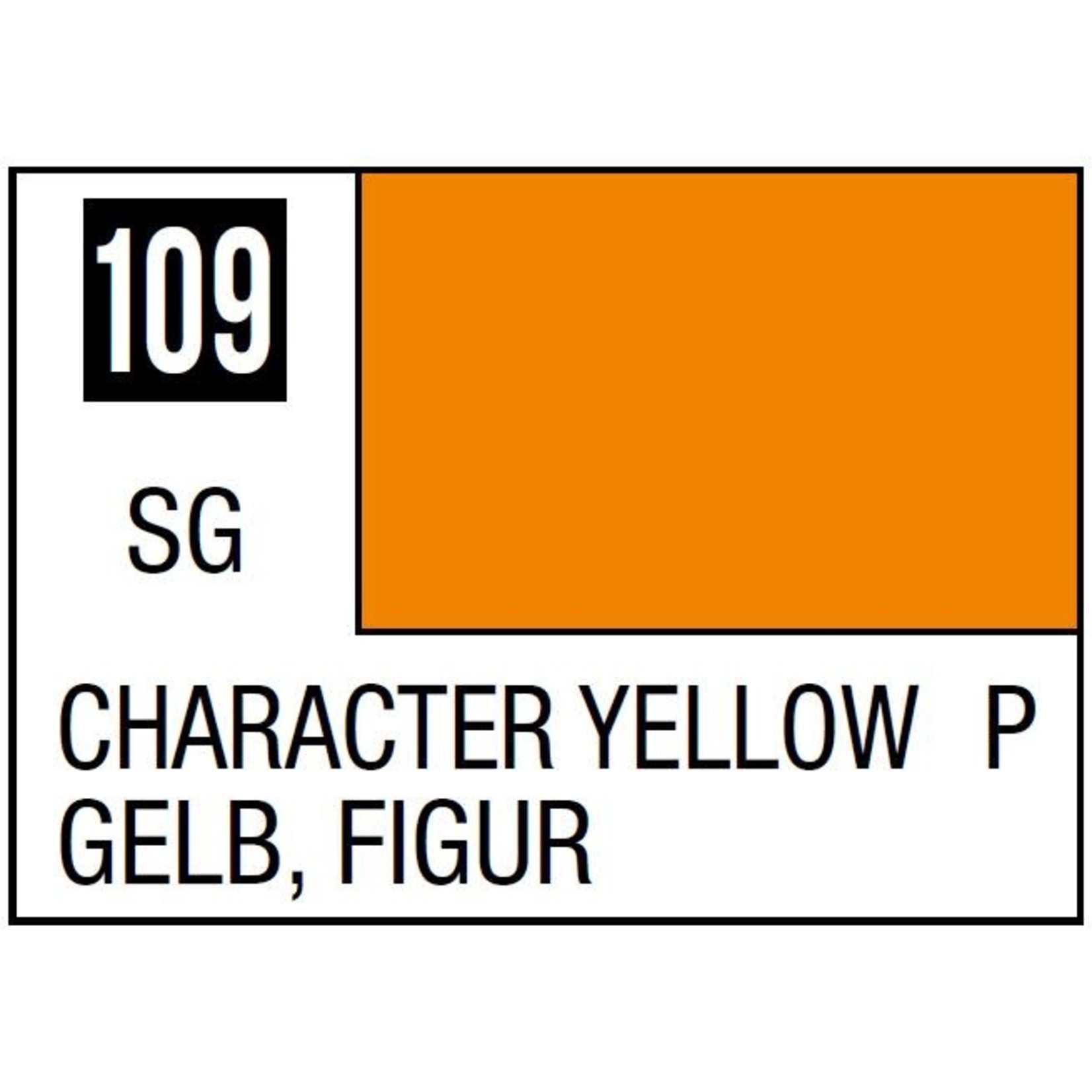 Mr. Hobby Mr. Color 109 Character Yellow (Semi-Gloss) 10ml