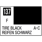 Mr. Hobby Mr. Color 137 Tire Black (Flat) 10ml