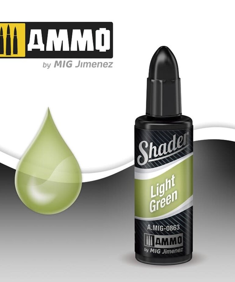 Ammo by Mig Jimenez A.MIG-0863 Shader Light Green 10ml
