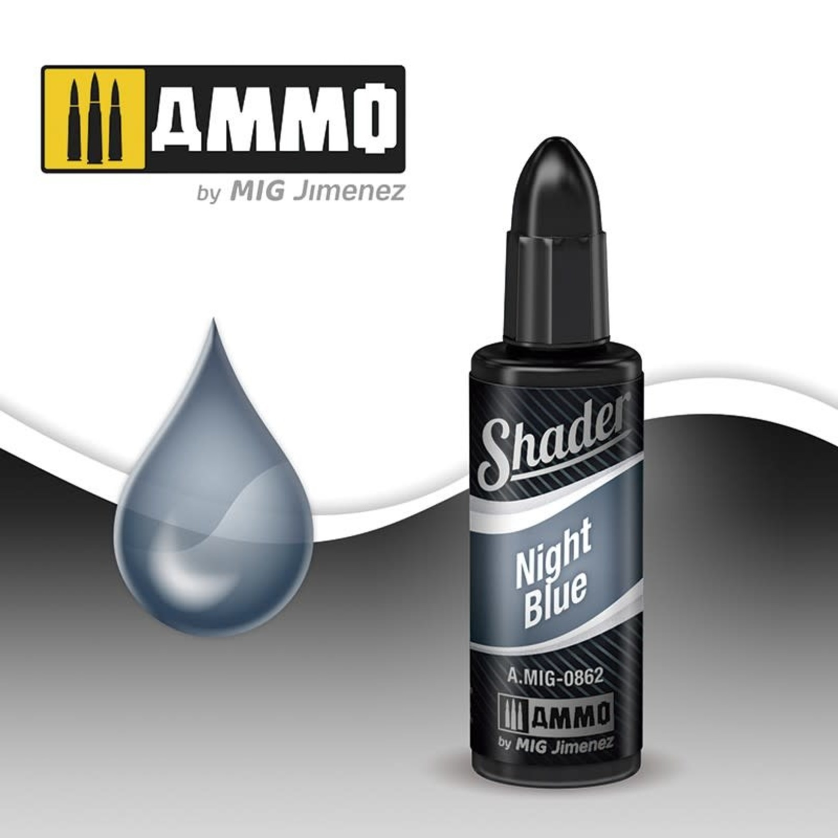 Ammo by Mig Jimenez A.MIG-0862 Shader Night Blue 10ml