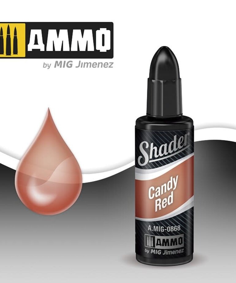Ammo by Mig Jimenez A.MIG-0868 Shader Candy Red 10ml