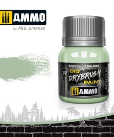 Ammo by Mig Jimenez A.MIG-0605 DIO Drybrush Bright Green 40ml