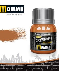 Ammo by Mig Jimenez A.MIG-0611 DIO Drybrush Medium Rust 40ml