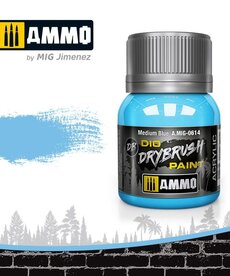 Ammo by Mig Jimenez A.MIG-0614 DIO Drybrush Medium Blue 40ml