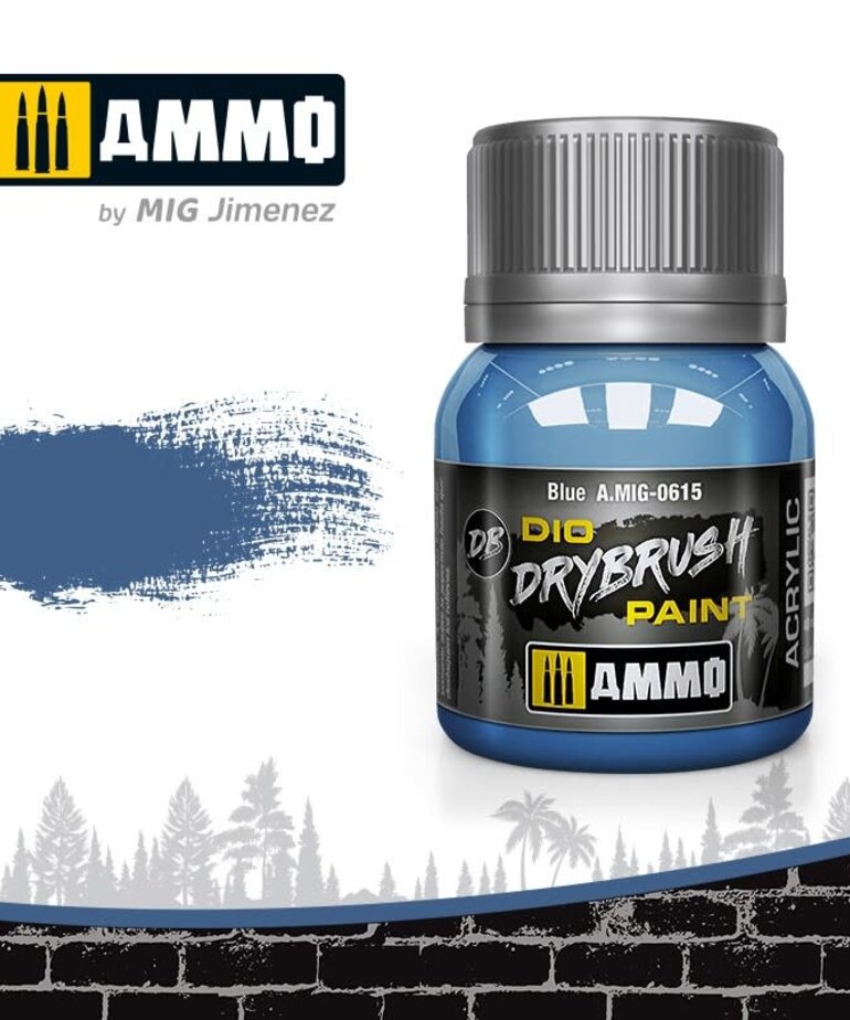 Ammo by Mig Jimenez A.MIG-0615 DIO Drybrush Blue 40ml