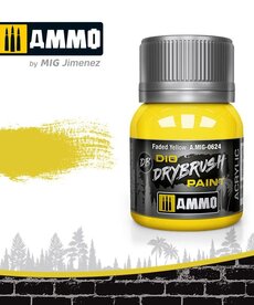Ammo by Mig Jimenez A.MIG-0624 DIO Drybrush Faded Yellow 40ml