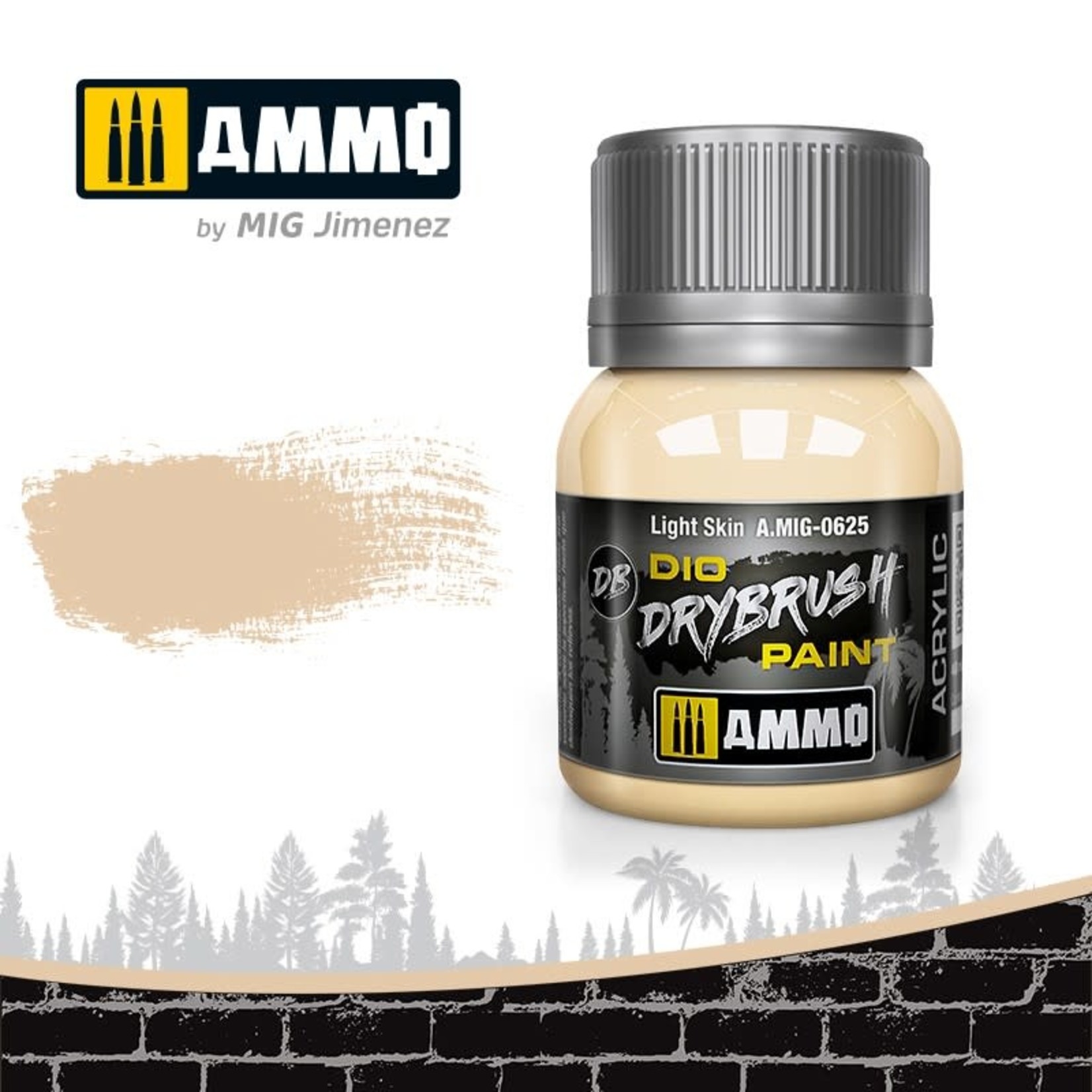 Ammo by Mig Jimenez A.MIG-0625 DIO Drybrush Light Skin 40ml