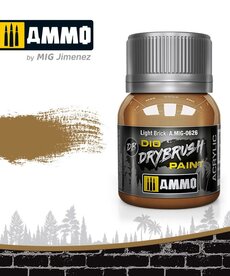 Ammo by Mig Jimenez A.MIG-0626 DIO Drybrush Light Brick 40ml