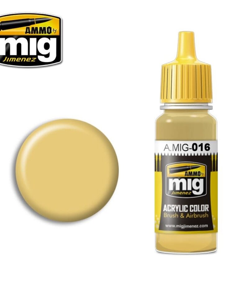 Ammo by Mig Jimenez A.MIG-016 RAL 8020 Gelbbraun 17ML