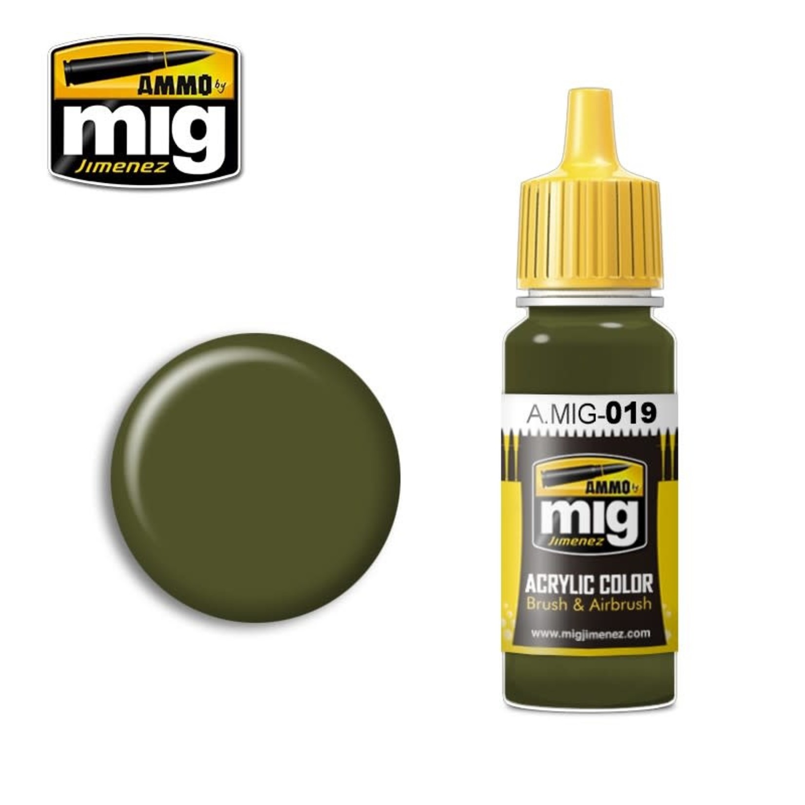 Ammo by Mig Jimenez A.MIG-019 4BO Russian Green 17ML