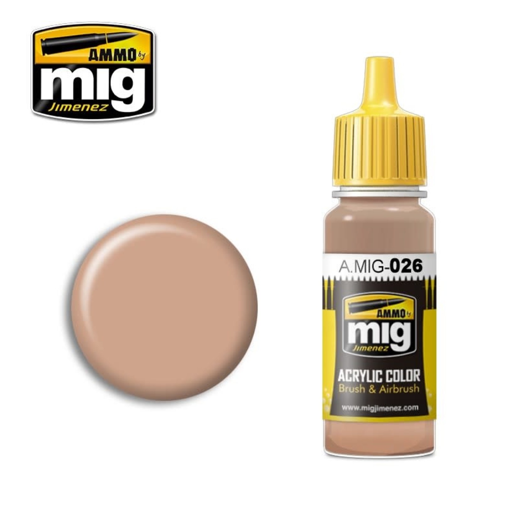 Ammo by Mig Jimenez A.MIG-026 German Sand Brown 17ML