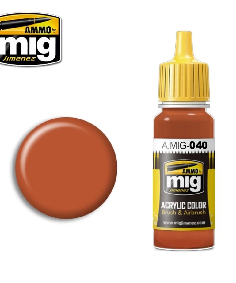 Ammo by Mig Jimenez A.MIG-040 Medium Rust 17ML