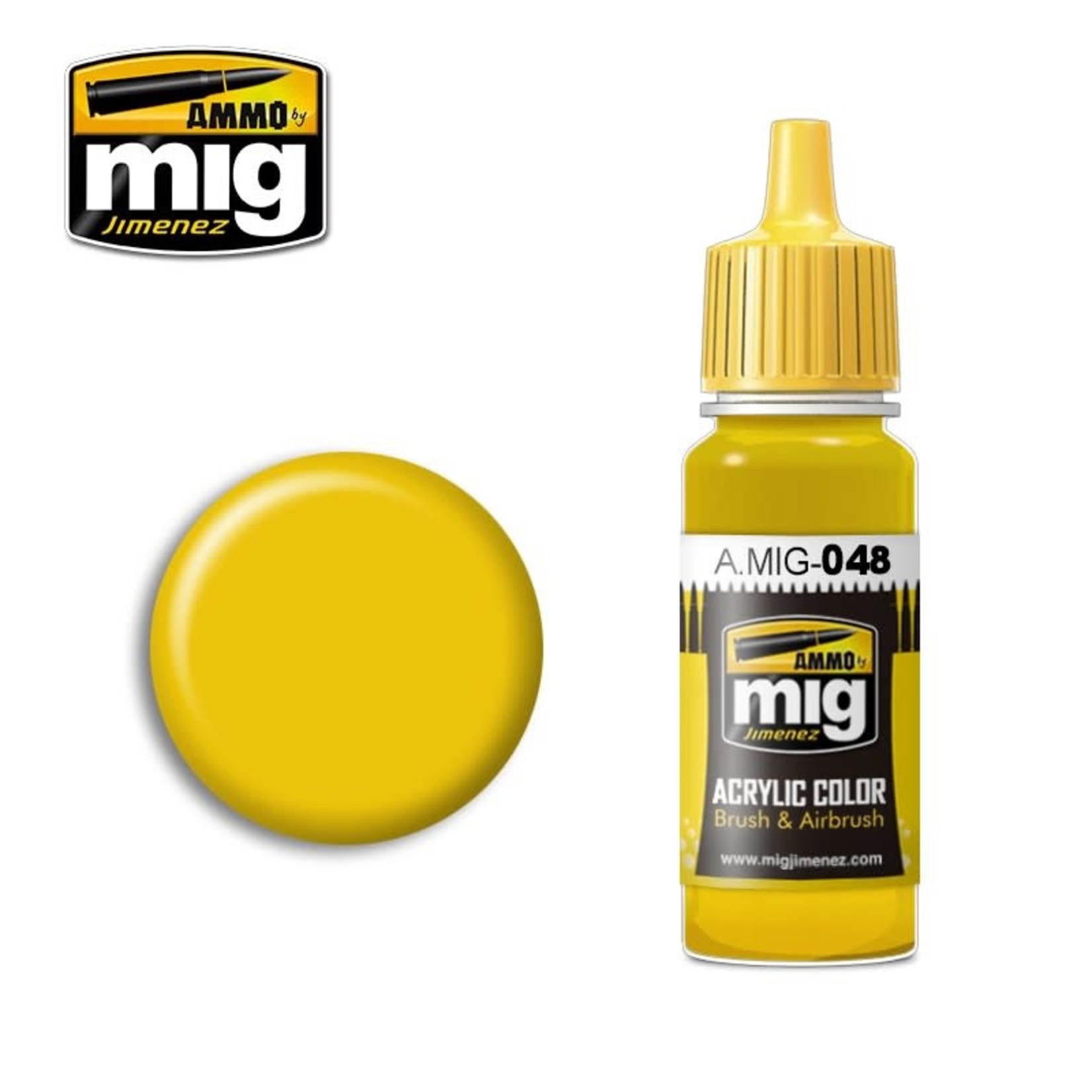 Ammo by Mig Jimenez A.MIG-048 Yellow 17ML