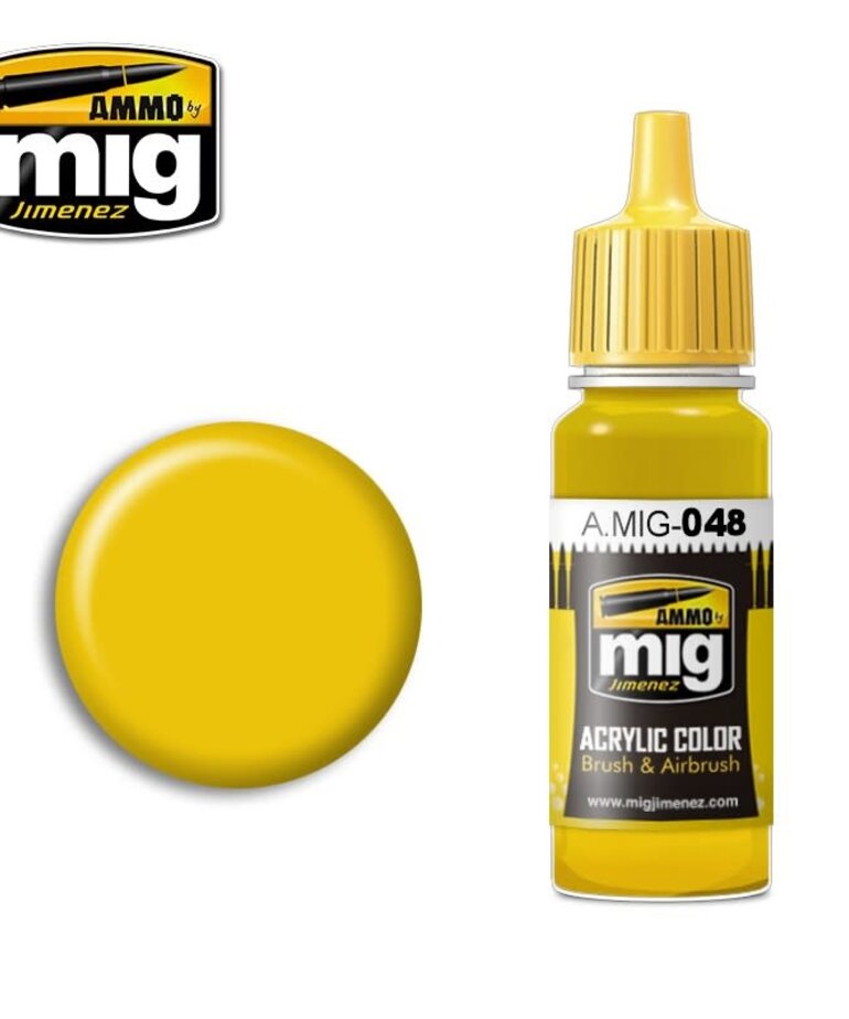 Ammo by Mig Jimenez A.MIG-048 Yellow 17ML