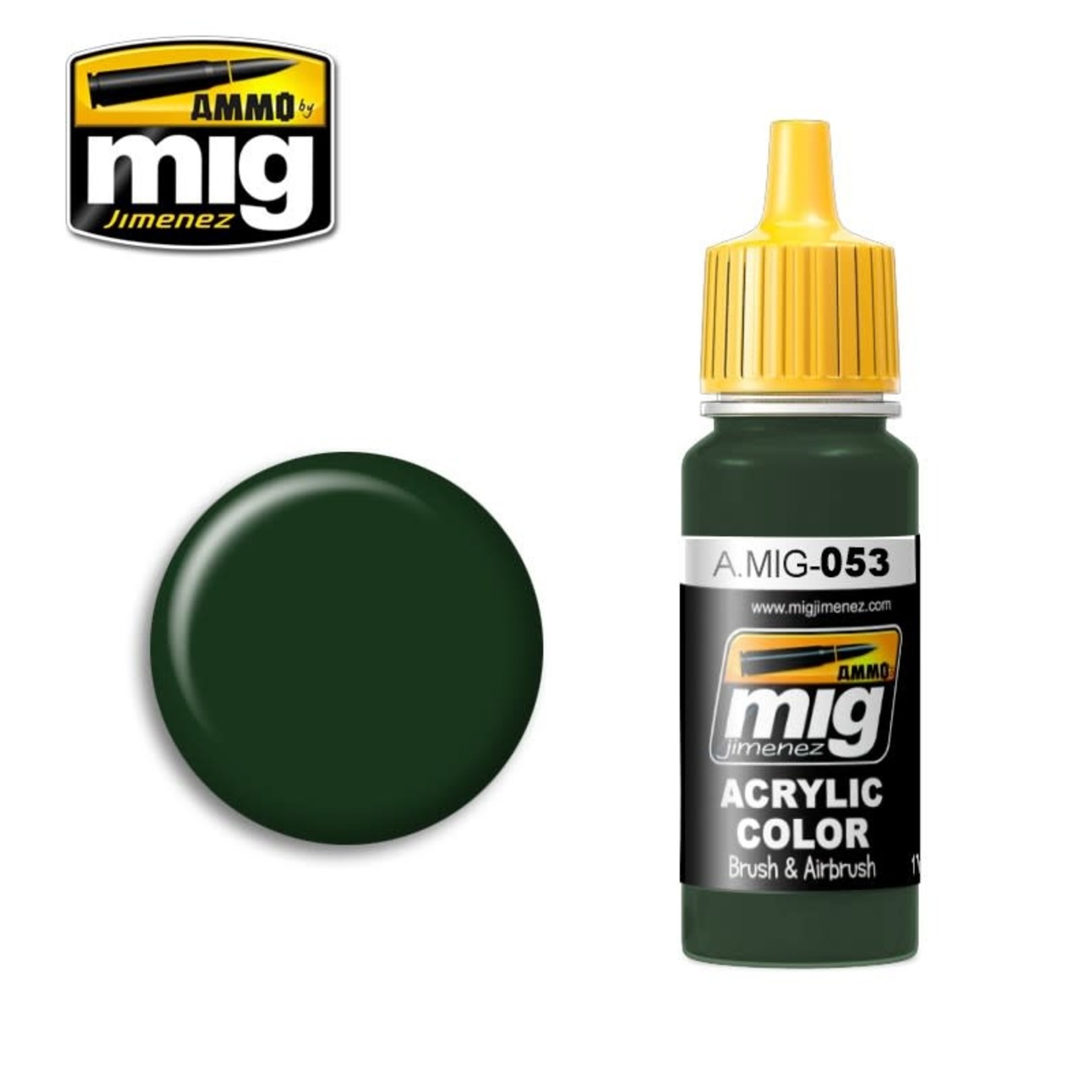 Ammo by Mig Jimenez A.MIG-053 Protective MC 1200 Green 17ML