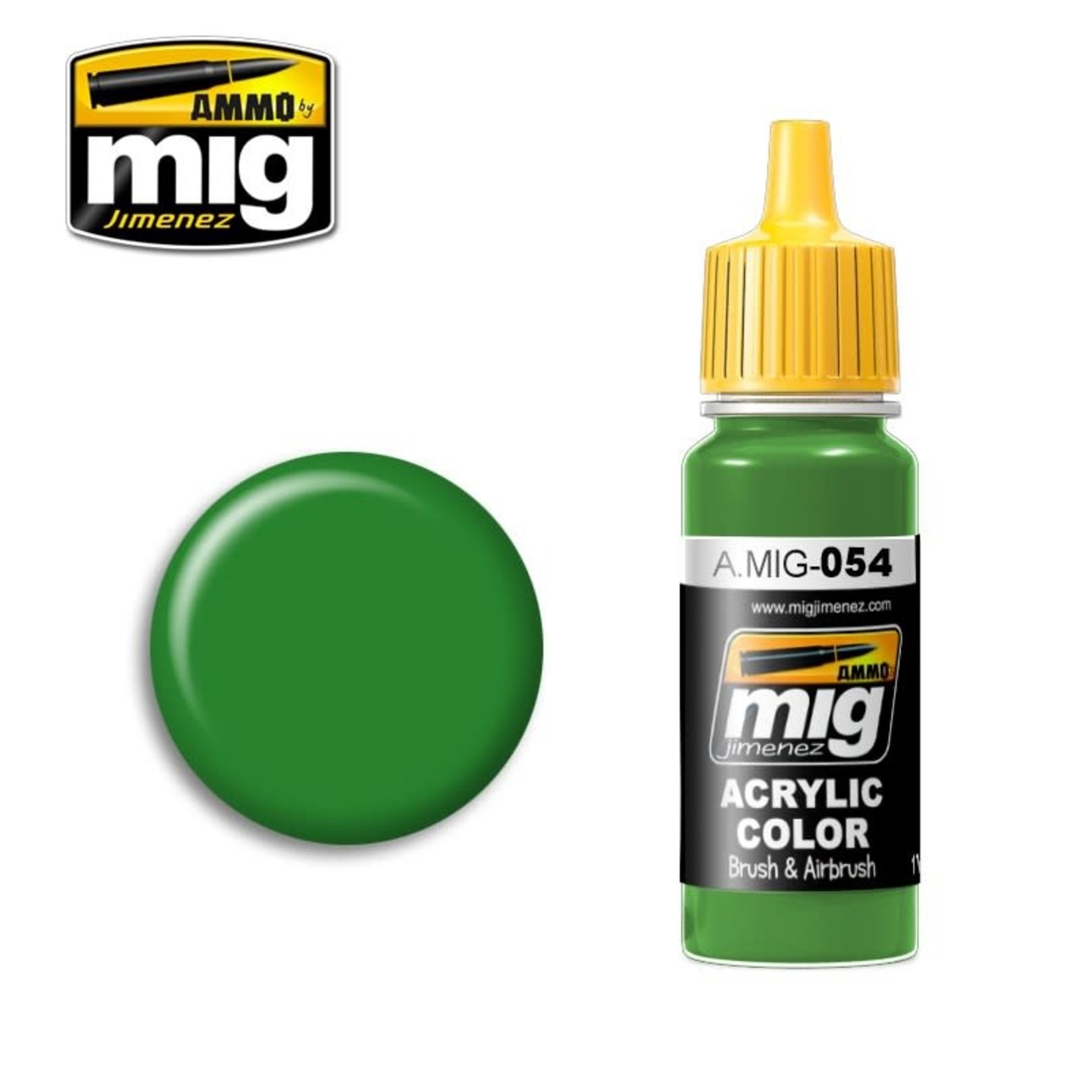 Ammo by Mig Jimenez A.MIG-054 Signal Green 17ML