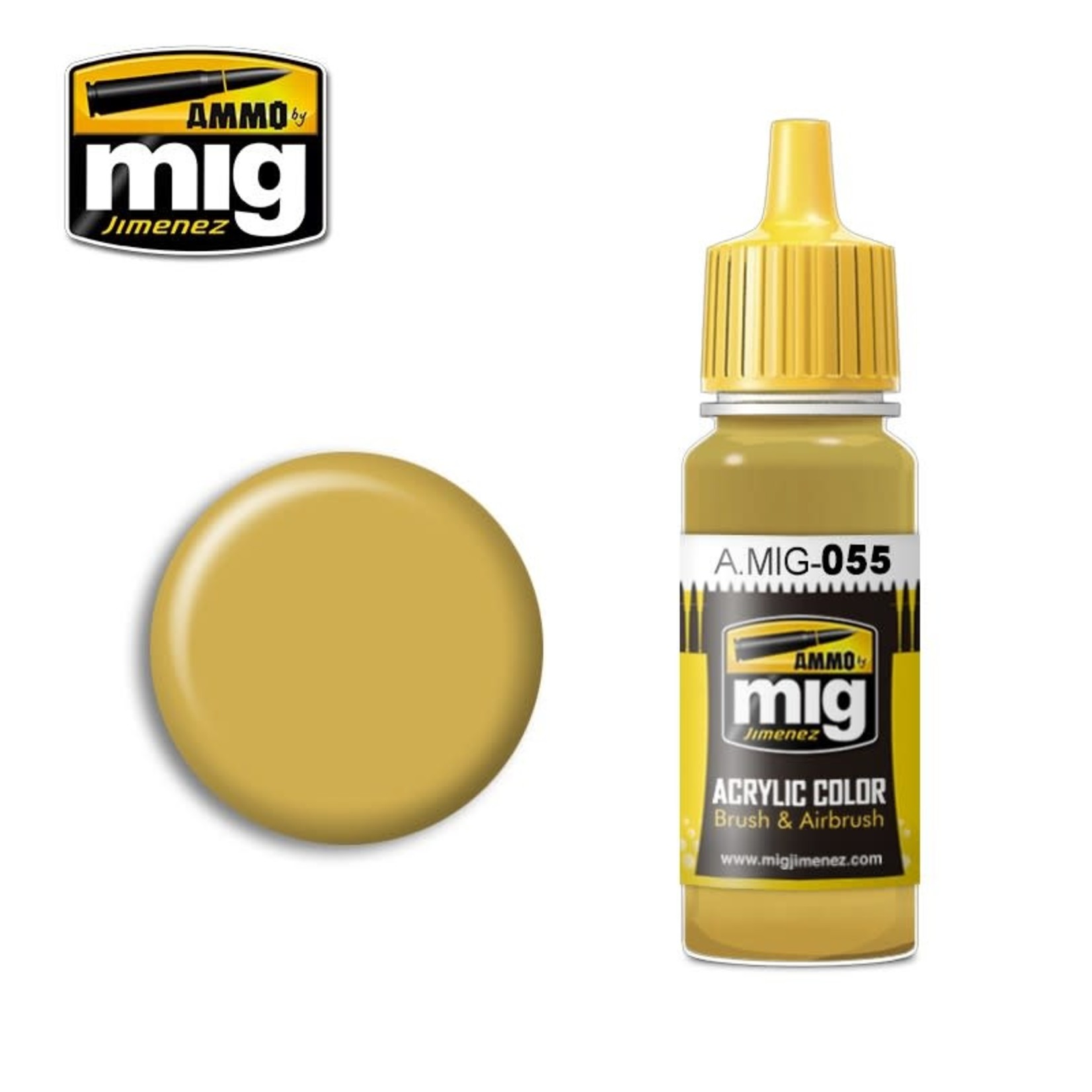 Ammo by Mig Jimenez A.MIG-055 Oil Ochre 17ML