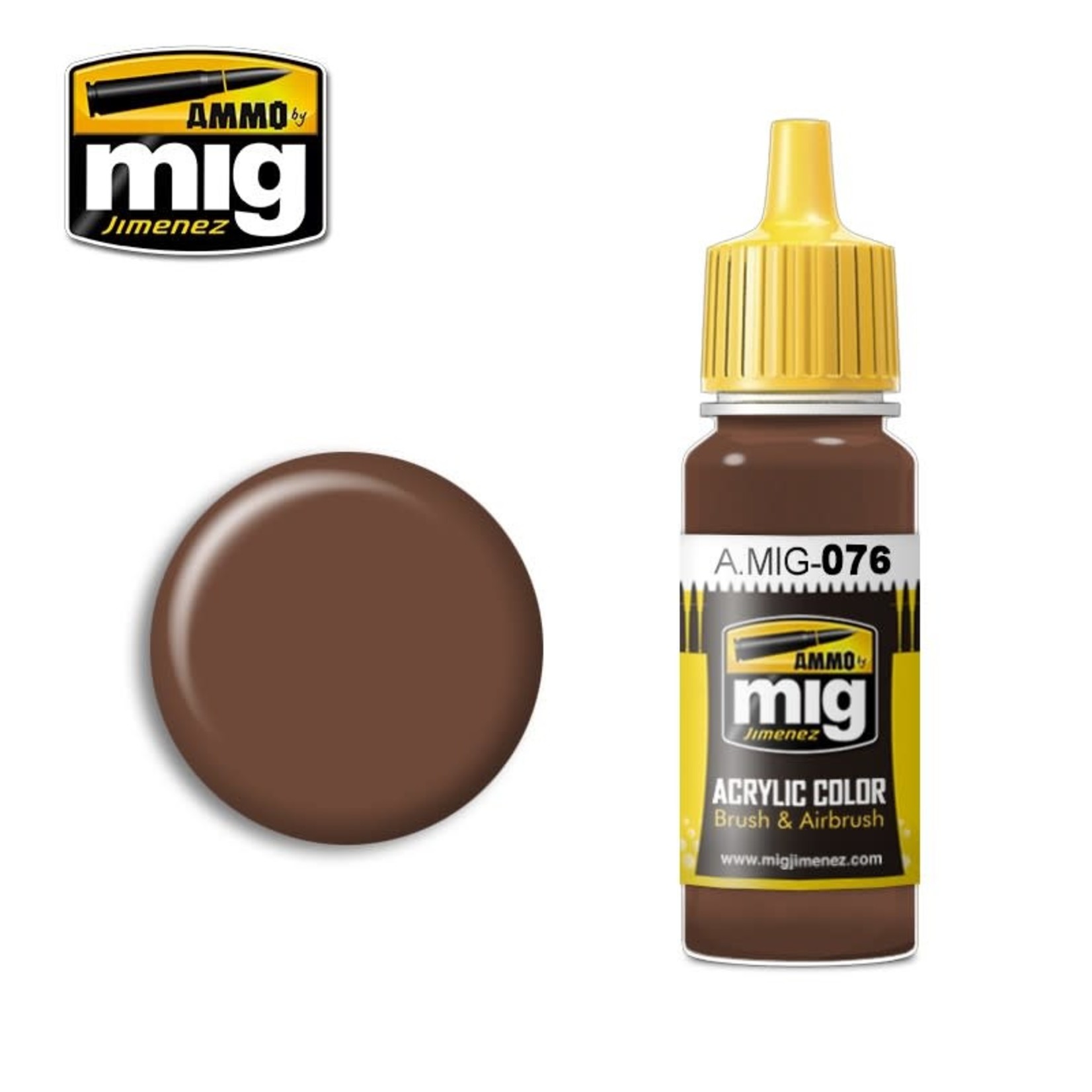 Ammo by Mig Jimenez A.MIG-076 Brown Soil 17ML