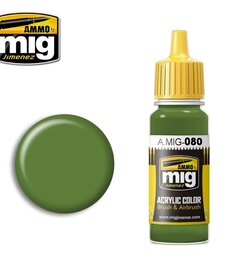 Ammo by Mig Jimenez A.MIG-080 Bright Green 17ML