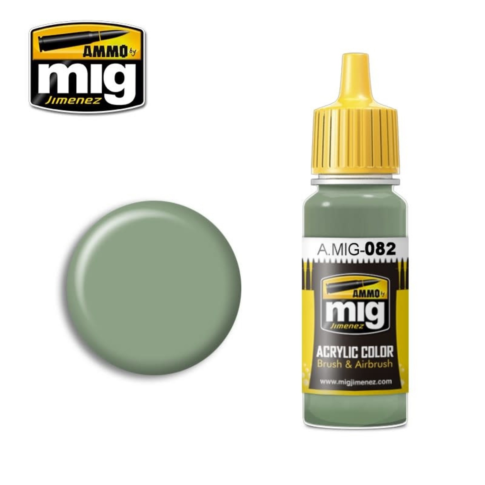 Ammo by Mig Jimenez A.MIG-082 Interior Light Green 17ML