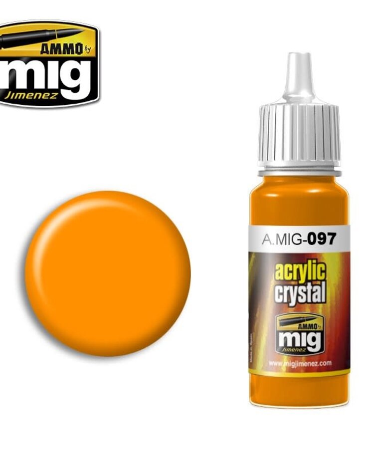 Ammo by Mig Jimenez A.MIG-097 Crystal Orange 17ML