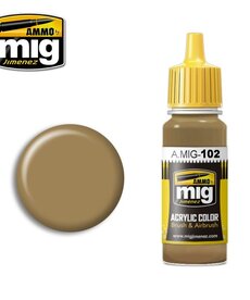 Ammo by Mig Jimenez A.MIG-102 Ochre Brown 17ML