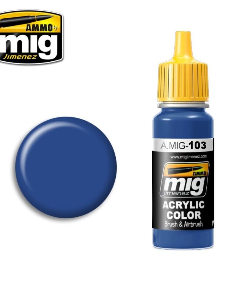 Ammo by Mig Jimenez A.MIG-103 Medium Blue 17ML