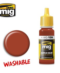 Ammo by Mig Jimenez A.MIG-109 Washable Rust 17ML