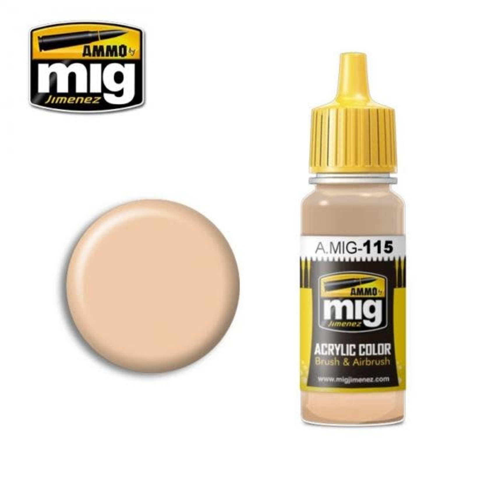Ammo by Mig Jimenez A.MIG-115 Light Skin Tone 17ML