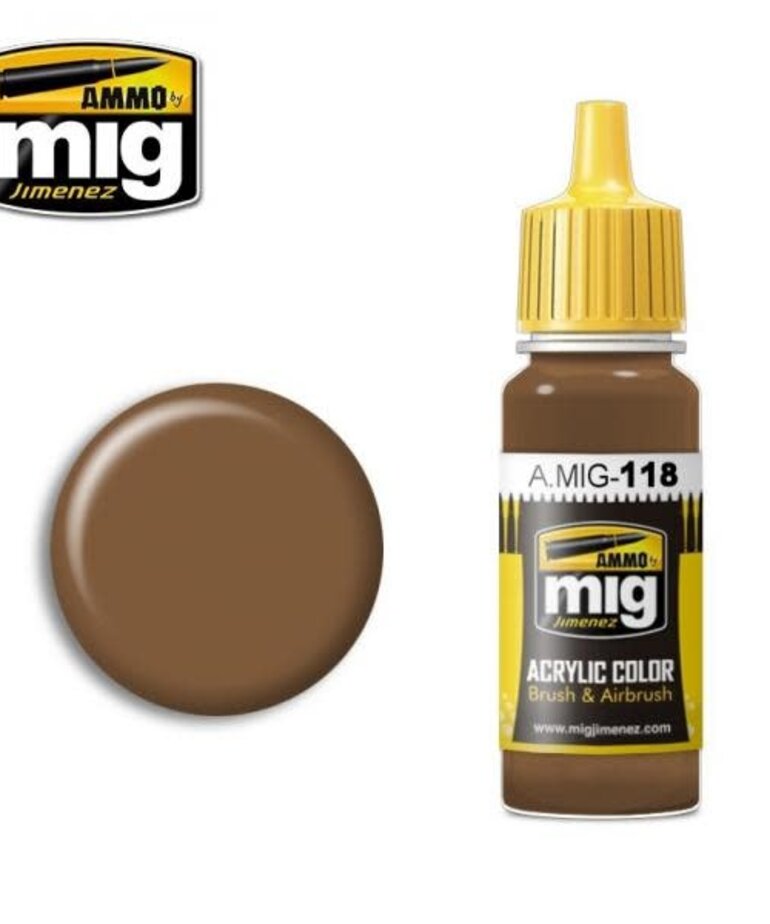 Ammo by Mig Jimenez A.MIG-118 Burnt Sand 17ML