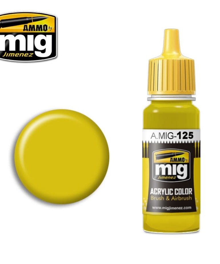 Ammo by Mig Jimenez A.MIG-125 Gold Yellow 17ML