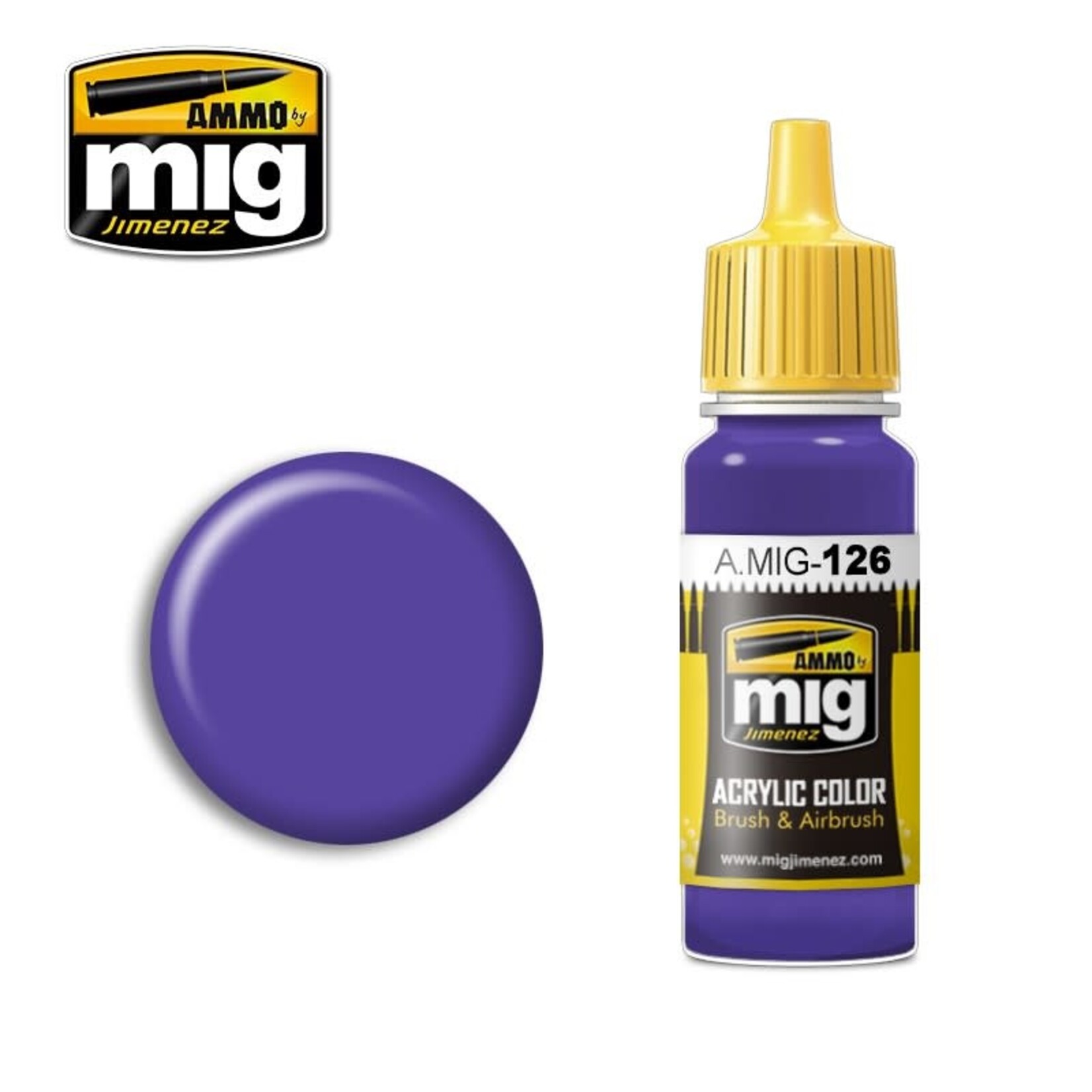 Ammo by Mig Jimenez A.MIG-126 Violet 17ML