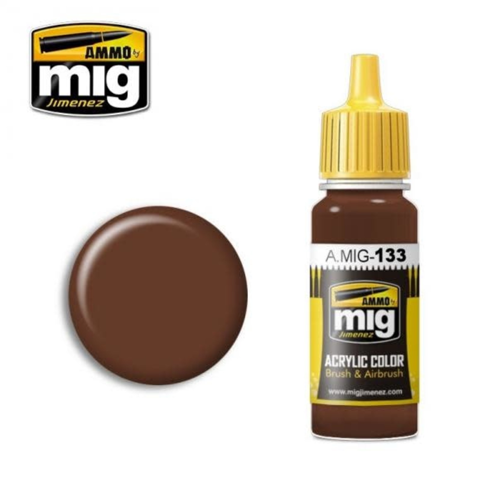 Ammo by Mig Jimenez A.MIG-133 Red Leather 17ML